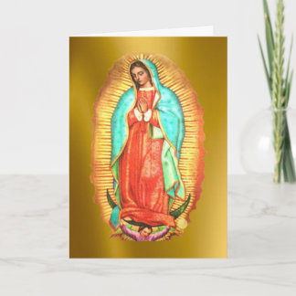 Cartão De Festividades Nossa Senhora de Guadalupe