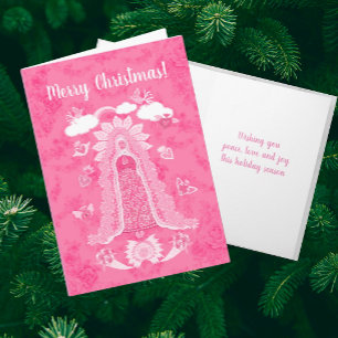 Cartão De Festividades Nossa Senhora de Guadalupe Personalizada