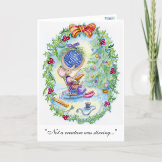 Cartão De Festividades "Not a Creature was Stirring" Holiday Cards
