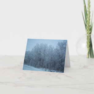 Cartão De Festividades Notecard Frosty Day