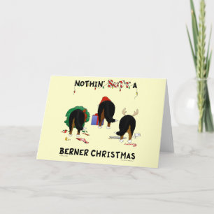 Cartão De Festividades Nothin' Butt A Berner Christmas