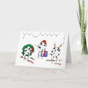Cartão De Festividades Nothin' Butt A Dalmatian Christmas