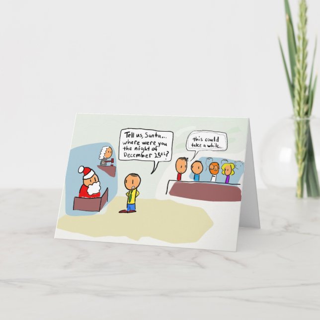 Cartão De Festividades Nothing But a Merry Christmas (custom) (Frente)