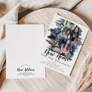 Cartão De Festividades Nova Casa Bruta Para A Foto De Férias