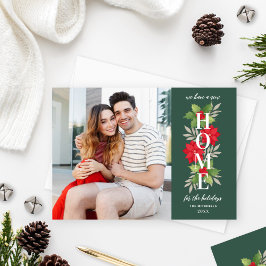 Cartão De Festividades Nova Casa para Movimentação de Fotos Verde de Féri