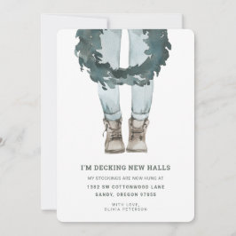 Cartão De Festividades Nova casa para os feriados | Coroa