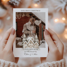 Nova Colagem Doméstica Rustic no Primeiro Natal