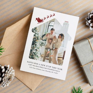 Cartão De Festividades Nova Foto Residencial Minimalista Papais noeis Ver