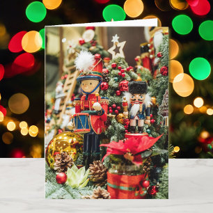 Cartão De Festividades Noz-cracker Natal Personalizar Assinatura de Texto