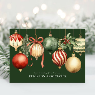Cartão De Festividades Núcleos de Mola d'água de Natal Empresas