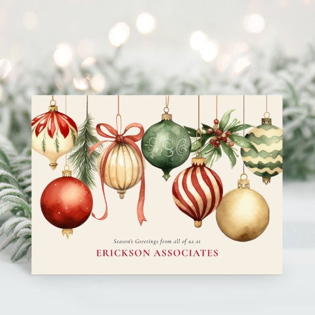 Cartão De Festividades Núcleos de Mola d'água de Natal Empresas (Criador carregado)