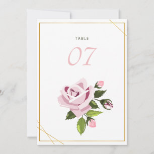 Cartão De Festividades Números de mesa de casamento mesa e assentos 