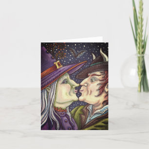 Cartão De Festividades NUNCA VELHO PARA O Vazio ROMANCE, WITCH E WARLOCK
