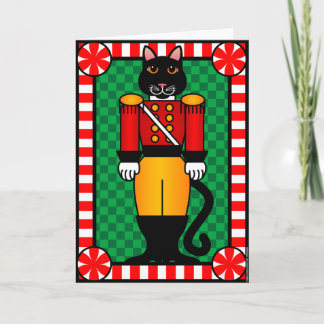 Cartão De Festividades Nutcracker Cat