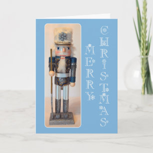 Cartão De Festividades Nutcracker Floco de Neve Feliz Natal
