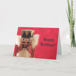 Cartão De Festividades Nutcracker with acorn