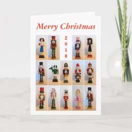 Cartão De Festividades Nutcrackers colidem com o ano