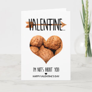 Cartão De Festividades Nuts about you Valentine's Day