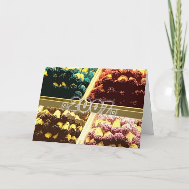 Cartão De Festividades NY Cookies (Frente)