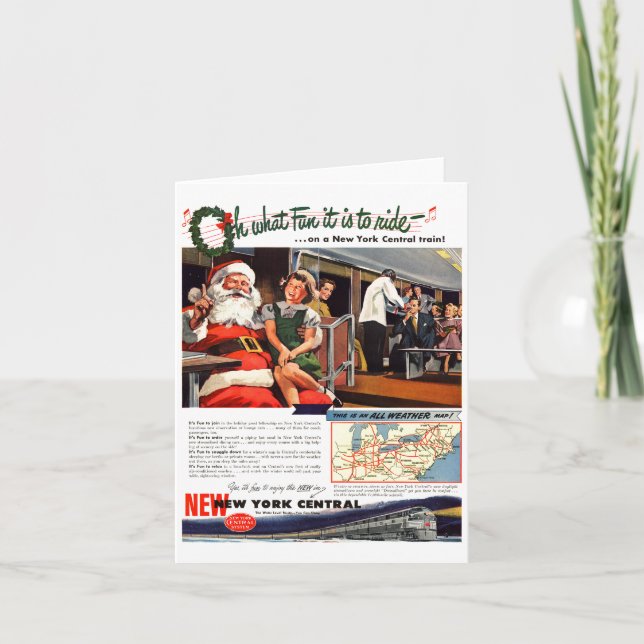 Cartão De Festividades NYC,Oh What Fun it Is (Frente)