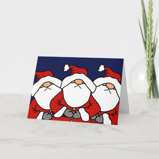 Cartão De Festividades O 3 Santas (Frente)