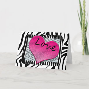 Cartão De Festividades O Amor Crê, Suporta - 1 Coríntios 13 Corações