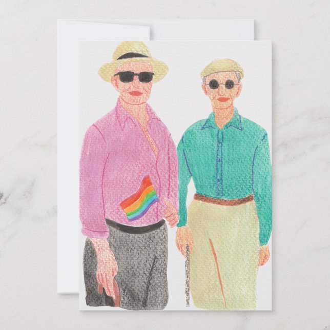 Cartão De Festividades O Amor é Orgulho do Dia dos Namorados (Frente)