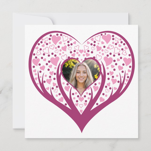 Cartão De Festividades O amor está em toda parte (Frente)