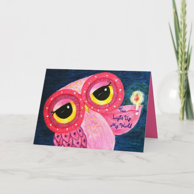 Cartão De Festividades O amor está iluminando o momento mais escuro de ou (Frente)