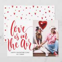O Amor Está No Ar Foto Personalizada do Dia dos Na