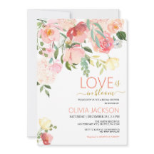 o amor está no Bloom Chá de panela