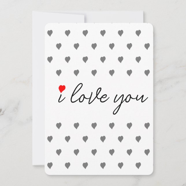 Cartão De Festividades O Amor Ocasionais Românticos Poesia Profunda e Apa (Frente)