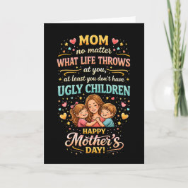 Cartão De Festividades O Amor Risonho da Mamãe
