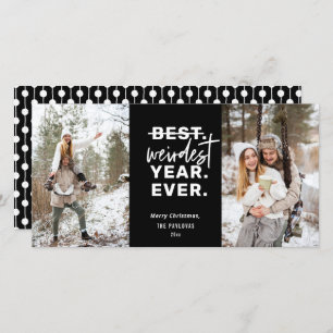 Cartão De Festividades O Ano Mais Esquisito De Todos Os Anos 2020 Humor P