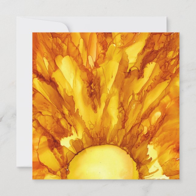 Cartão De Festividades O Ascensão Sun (Frente)