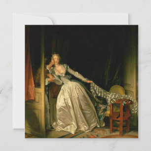 Cartão De Festividades O Beijo Roubado Fragonard