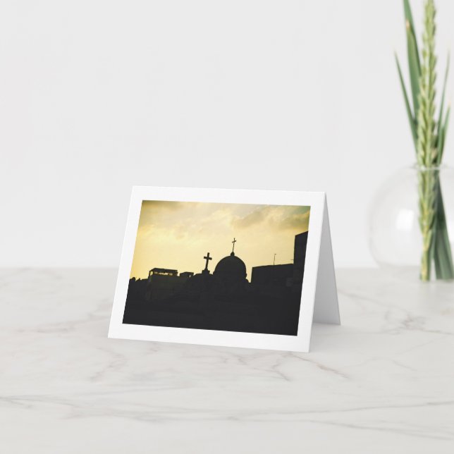 Cartão De Festividades O Cairo cóptico (Frente)