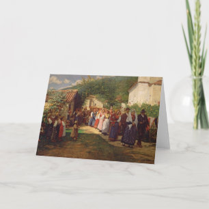 Cartão De Festividades O Casamento do Ouro (óleo na canvas)