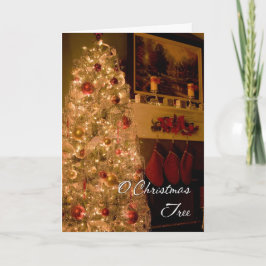 Cartão De Festividades O Christmas Tree