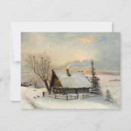 Cartão De Festividades O começo da Primavera | Alexei Savrasov