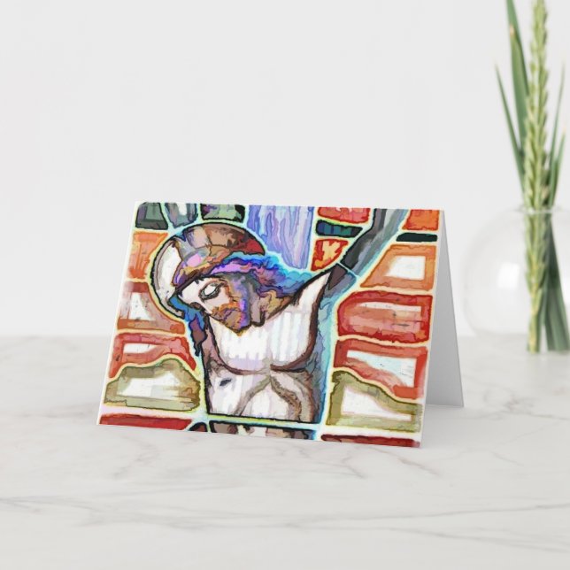 CARTÃO DE FESTIVIDADES O CRUCIFIXIÃO (Frente)