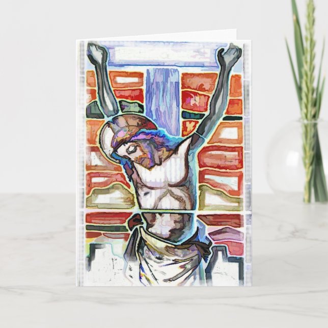 CARTÃO DE FESTIVIDADES O CRUCIFIXIÃO (Frente)