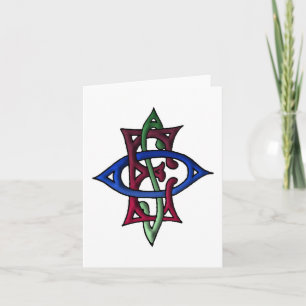 Cartão De Festividades O.E.S. Contempory Emblem Card