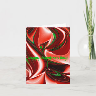 Cartão De Festividades O espírito do amor e da esperança Abstrato 3D Rain