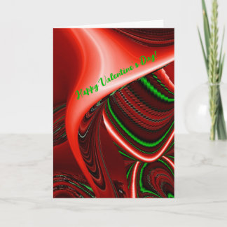 Cartão De Festividades O espírito do amor e da esperança Abstrato 3D Rain