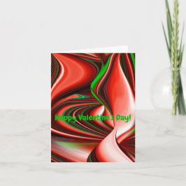 Cartão De Festividades O espírito do amor e da esperança Abstrato 3D Rain