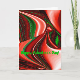 Cartão De Festividades O espírito do amor e da esperança Abstrato 3D Rain