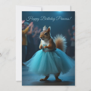 Cartão De Festividades O Esquilo da Princesa