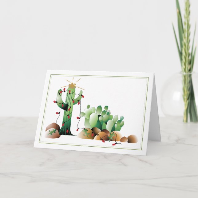 Cartão De Festividades O feriado do lagarto (Frente)