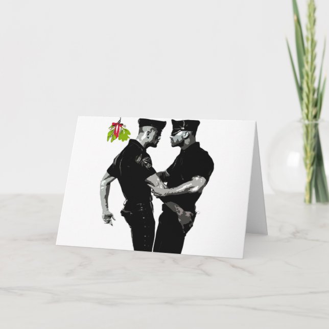 Cartão De Festividades ò Gay do Natal (Frente)